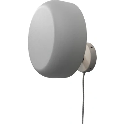 Afbeelding van it&#039;s about RoMi Wandlamp Porto Grijs Ø25cm Binnen Modern