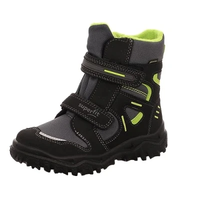 Afbeelding van Superfit Husky Snowboots voor kinderen, Maat: 30, Schwarz/grün Kunststof/ textiel