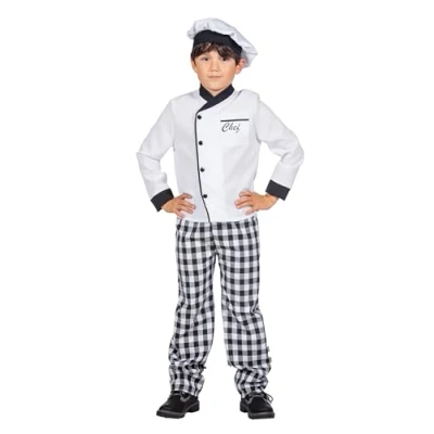 Afbeelding van Luxe Kok Outfit Kind Charley Maat 116