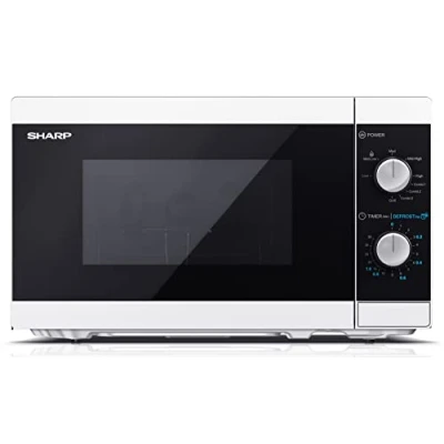 Afbeelding van Sharp YC MG01E W magnetron en grill 800W 20 liter wit