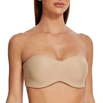Afbeelding van MELENECA Femme Brassard Essential Support Inouillé Gros seins, beige#a, 85G