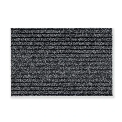 Afbeelding van ASTRA deurmat voor binnen en buiten, antraciet, 50 x 80 cm 0,22 hoog, inbouwframe bij de ingang, Made in Germany