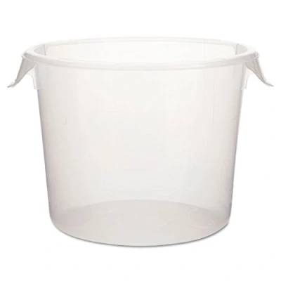 Afbeelding van Rubbermaid Commercial Products FG572324CLR Opbergdoos, rond, 5,7 l, transparant