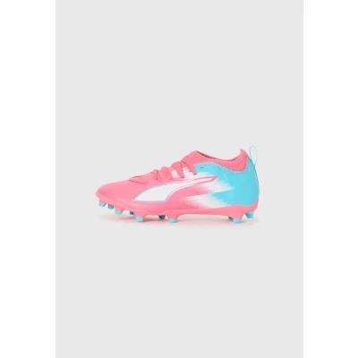 Afbeelding van PUMA ULTRA 6 MATCH RE CHARGE FG/AG Football Boots Youth, Blauw/Roze, Maat 34,5