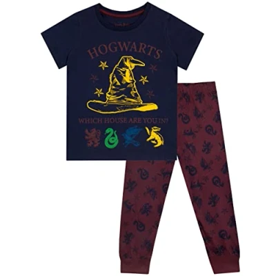 Afbeelding van HARRY POTTER Pyjamaset Hogwarts Meisjes, Blauw
