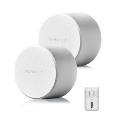 Afbeelding van Pro Breeze Osmo Luchtontvochtiger, stil en herbruikbaar, tegen vocht, voor huis, slaapkamer, auto, badkamer, 700 g, zonder stroom
