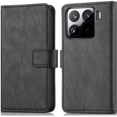 Afbeelding van imoshion Hoesje Geschikt voor Xiaomi 15 Pro Luxe Bookcase Zwart