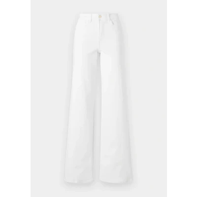 Afbeelding van Jacqueline de Yong Jeans Jdyfelina fina Hw Wide Whitejns Dnm 15347481 White Denim Dames Maat W26 X L32