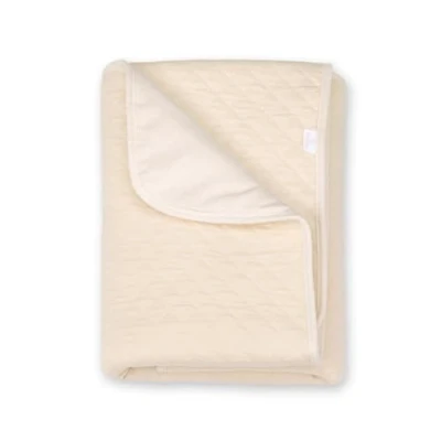 Afbeelding van BEMINI Deken Pady quilted + jersey 75x100cm Cream TOG 3