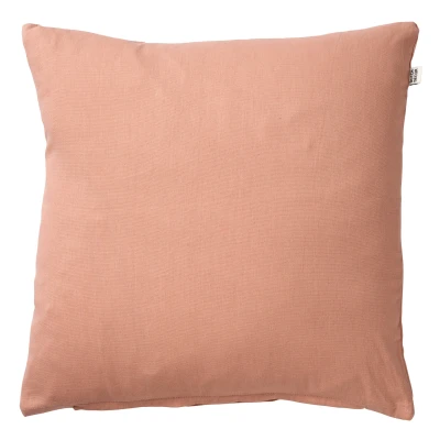 Afbeelding van Dutch Decor JAMES Sierkussen 45x45 cm duurzaam katoen effen kleur Muted Clay roze