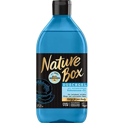 Afbeelding van Nature Box Douchegel met kokosolie 385 ml