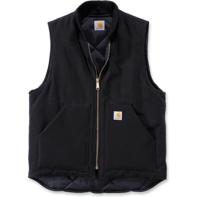 Afbeelding van Carhartt Duck Vest Arctic Quilt Lined Zwart Bodywarmer Heren XXL