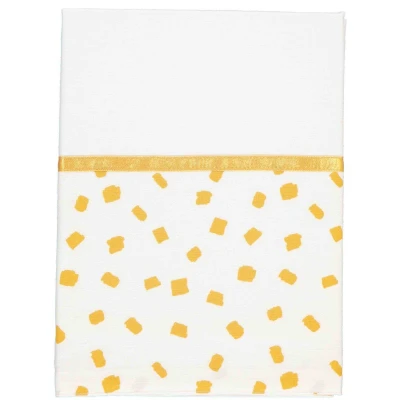 Afbeelding van Briljant Baby Laken Babybedje Flocks Honey Yellow