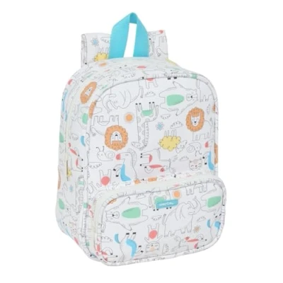Afbeelding van Schoolrugzak Safta Zoo Beige 22 x 27 10 cm