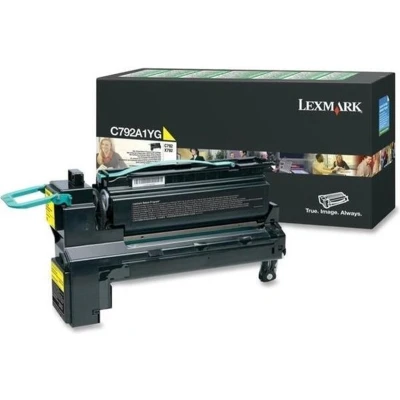 Afbeelding van Lexmark C792A1YG Toner Geel