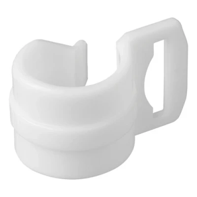 Afbeelding van Pro Plus Tentclip met Sleuf Kunststof Geschikt voor Buis Ø 20 t/m 25 mm Wit 4 stuks