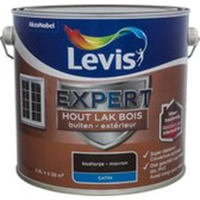 Afbeelding van Levis Expert Lak Buiten Satin Kastanje 2.5L