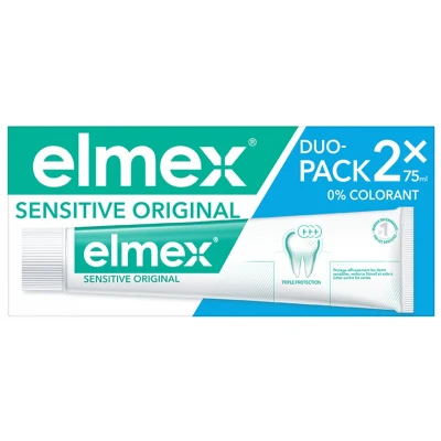 Afbeelding van Elmex Sensitive Original Tandpasta Set van 2 x 75 ml