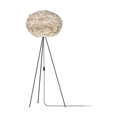 Afbeelding van Umage Eos Large vloerlamp light brown met tripod zwart Ø 65 cm