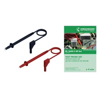 Afbeelding van SKS Hirschmann PL 2600 S W SET Veiligheidsmeetsnoerenset Banaanstekker 4 mm Testpunt 1.00 m Zwart, Rood 1 stuk(s)