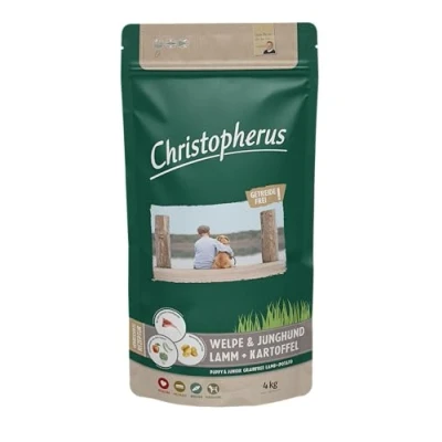 Afbeelding van Christopherus graanvrije puppy &amp; jonge hond met lam aardappel 4kg