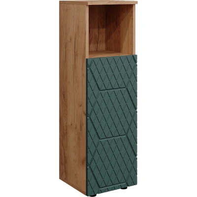 Afbeelding van Vicco Midikast Irma, Krachtige eik goud/Groen, 30 x 95 cm