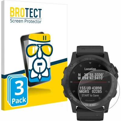 Afbeelding van BROTECT AirGlass kogelwerende glasfolie, Smartwatch beschermfolie, Transparant