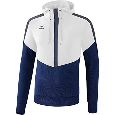 Afbeelding van Erima Squad sweatshirt met capuchon wit/new navy/slate grey