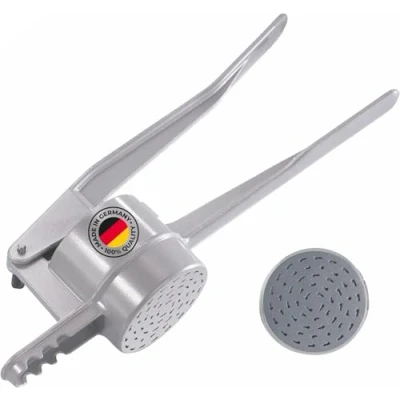 Afbeelding van Westmark Spätzle en pureepers, speciaal gevormde spätzlegaatjes, gegoten aluminium, lengte: 41 cm, Spätzlechef, zilver, 61202260
