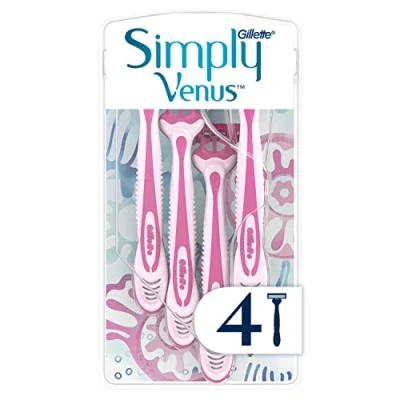 Afbeelding van Gillette Venus Simply3 4 Stuks Wegwerpscheermesjes