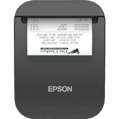 Afbeelding van Epson TM P80II, 8 dots/mm (203dpi), USB C, BT (USB C), Ontvangstbewijs printer, Zwart