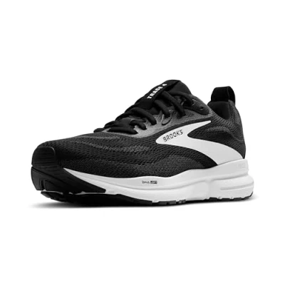 Afbeelding van Brooks Trace 4 Hardloopschoenen voor op de weg, Dames, Maat: 43, Black grey white Textiel