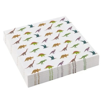 Image de NAPKINS HAPPY DINOSAURE 25X25CM 20 morceaux