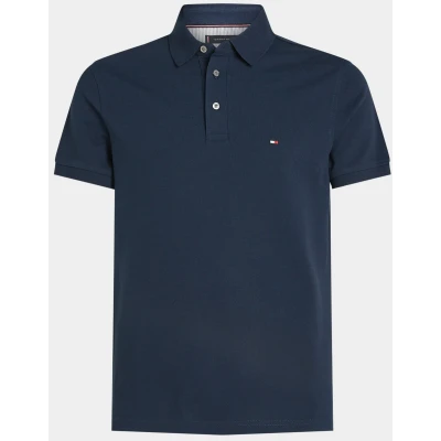 Afbeelding van Tommy Hilfiger 1985 Slim Polo Mw0mw17771 Poloshirt S/S heren, Blauw (Night Sky)
