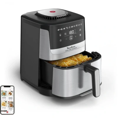 Afbeelding van Moulinex Easy Fry Silence EZ552DF0 Airfryer 5L Stille Technologie makkelijk opbergen &amp; schoonmaken