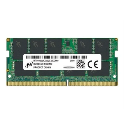 Image de Micron DDR4 module 32 Go SO DIMM 260 broches 3200 MHz / PC4 25600 CL22 1.2 V mémoire sans tampon ECC
