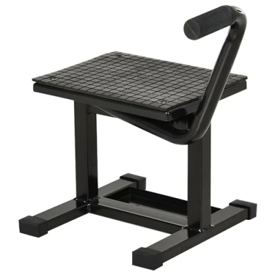 Afbeelding van HOMCOM Universele Motorfiets Verstelbare Hydraulische Krik Lift Werkplaatsstandaard Stand Offroad Cross Superbiker Zwart