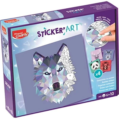 Afbeelding van Maped Creativ 907055 sticker Meerkleurig 500 stuk(s)