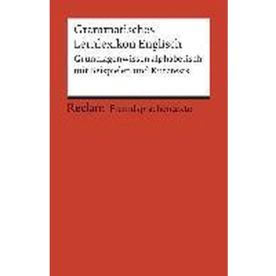 Afbeelding van Grammatisches Lernlexikon Englisch
