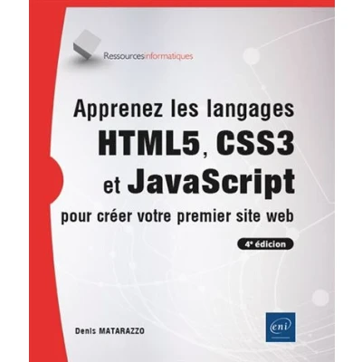Image de Apprenez les langages HTML5, CSS3 et JavaScript pour créer votre premier site web (4e édition)