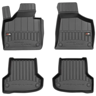 Afbeelding van M MOTOS rubberen vloermatten voor Audi RS3 8P 2003 2013 Maak autorijden comfortabeler met de zwarte antislip automat 3D Vloermat alle weersomstandigheden, bescherming tegen vuil