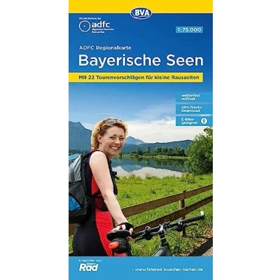 Afbeelding van Regionalkarte Bayerische Seen cycling map