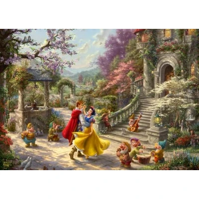 Afbeelding van Schmidt Disney SNOW White Dansen MET DE Prins Puzzel voor kinderen, Maat: One Size, Multicoloured
