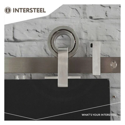 Afbeelding van Intersteel Schuifdeursysteem Modern Top rvs geborsteld