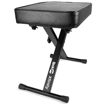 Image de Rockjam Banc de Clavier Rembourré Réglable et Tabouret Piano Premium