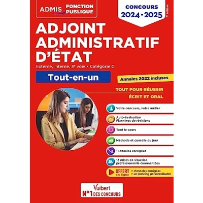 Afbeelding van ADJOINT ADMINISTRATIF D&#039;ETAT TOUT EN UN CAT.C