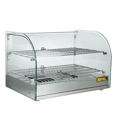 Afbeelding van Buffalo Verwarmbare vitrine voor levensmiddelen, 554 mm