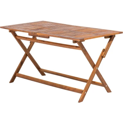 Afbeelding van Beliani Tuintafel Cento bruin Hout