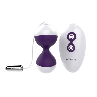 Afbeelding van Nalone Miu Vibratie Eitje Paars Met Afstandsbediening Waterproof Kunststof Vibrerend ei