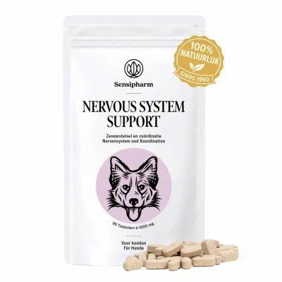 Afbeelding van Sensipharm Nervous System Support Hond 90 tabl. a 1000 mg